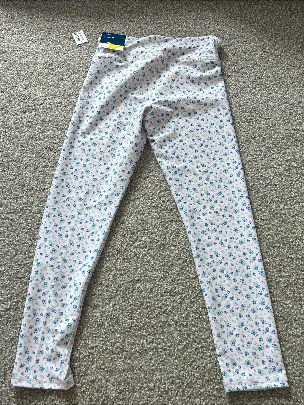 NWT Old Navy Girls Powersoft Floral Leggings